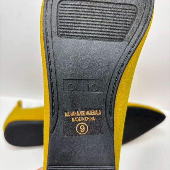 Ollio Mustard Suede Loafers - Picture 8 of 13